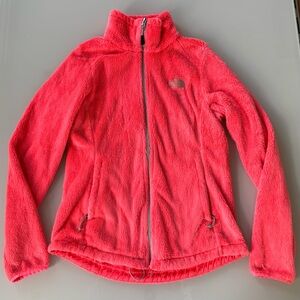 The North Face Women’s Bright Pink Full-Zip Fleece Jacket Size S